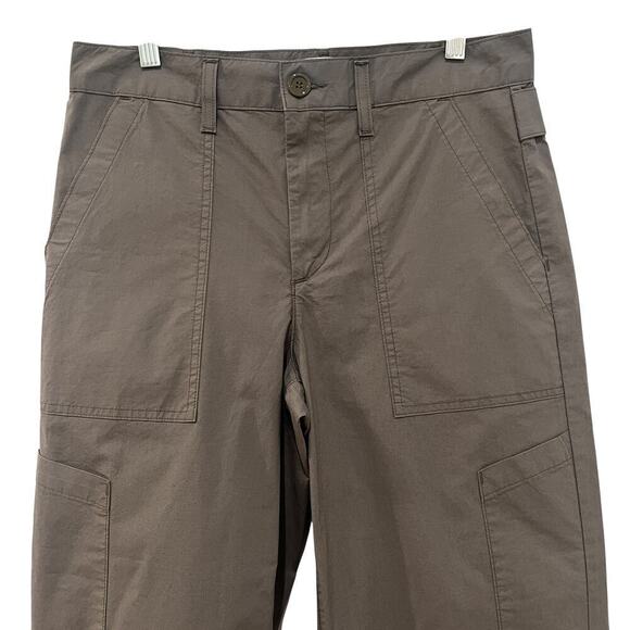 AGOLDE Daria Utility Pant Womens 27 Green Duffle Cargo Cropped Casual - Picture 4 of 12